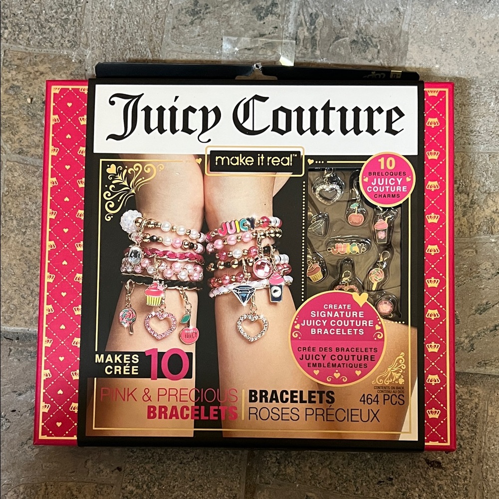 Juicy Couture Pink Charm Bracelet Kit